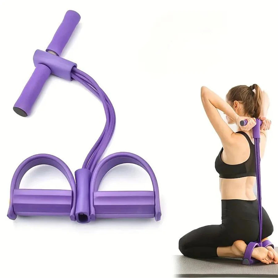 Tube Elastic Yoga Pedal Training