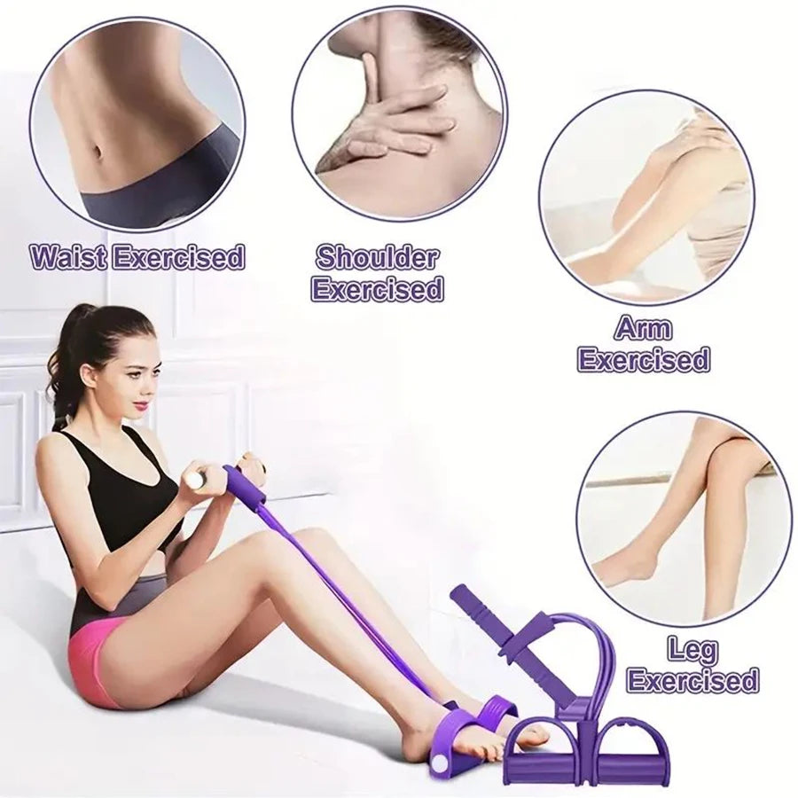 Tube Elastic Yoga Pedal Training